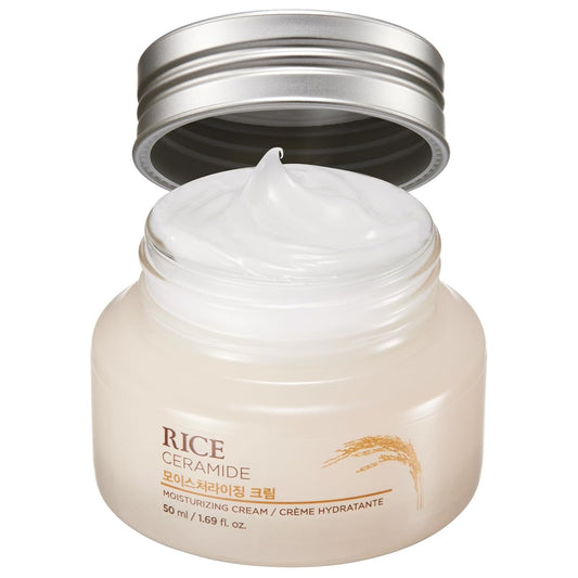 The Face Shop Rice Ceramide Moisturizing Cream - Rice Extract + Rice Bran Oil